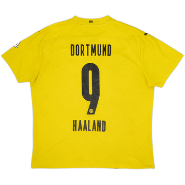 2020-21 Borussia Dortmund Home Shirt Haaland #9 - 6/10 - (XL)