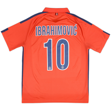 2014-15 Paris Saint-Germain Third Shirt Ibrahimovic #10 - 6/10 - (L)