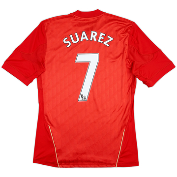 2010-12 Liverpool Home Shirt Suarez #7 - 6/10 - (S)