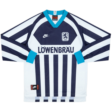 Camiseta de visitante de manga larga del 1860 Munich 1995-96 - 8/10 - (L)