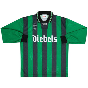 1995-96 Borussia Monchengladbach Away L/S Shirt - 8/10 - (L)