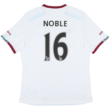 2016-17 West Ham Away Shirt Noble #16 - 8/10 - (XL)