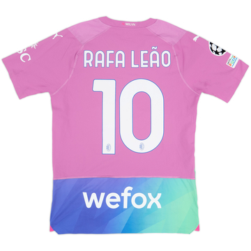 2023-24 AC Milan Authentic Third Shirt Rafa Leao #10 - 9/10 - (M)