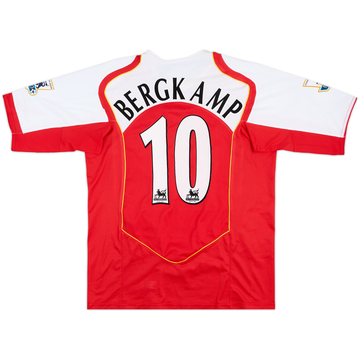 2004-05 Arsenal Home Shirt Bergkamp #10 - 8/10 - (L)