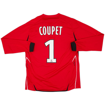 2007-08 Lyon GK Shirt Coupet #1 - 7/10 - (L.Boys)