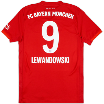 2019-20 Bayern Munich Home Shirt Lewandowski #9 - 10/10 - (S)
