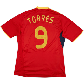 Camiseta de local de España 2009 Torres #9 - 10/10 - (L)