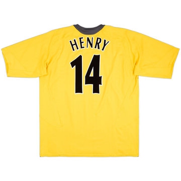 2005-06 Arsenal Away Shirt Henry #14 - 6/10 - (XXL)