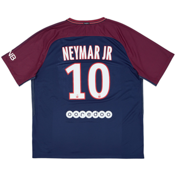 2017-18 Paris Saint-Germain Home Shirt Neymar Jr #10 - 10/10 - (XL)