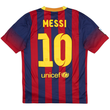 2013-14 Barcelona Camiseta de local Messi #10 - 5/10 - (S)