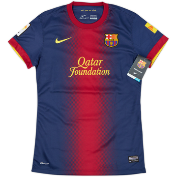 2012-13 Barcelona Home Shirt (Women's XS)