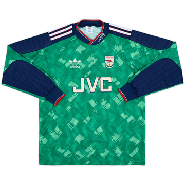 1990-91 Arsenal GK Shirt - 8/10 - (M)