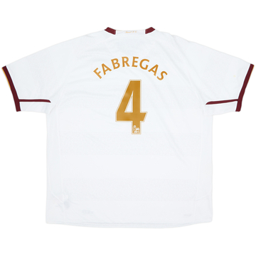 2007-08 Arsenal Away Shirt Fabregas #4 - 8/10 - (3XL)