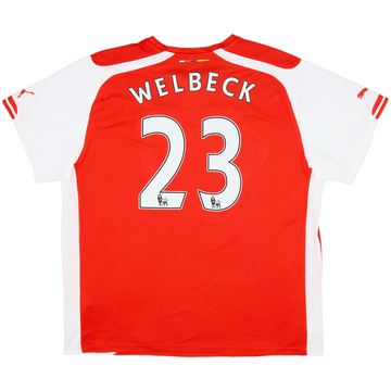 2014-15 Arsenal Home Shirt Welbeck #23 - 6/10 - (XXL)
