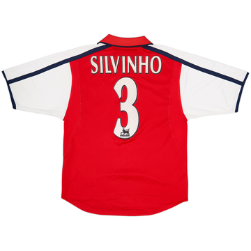 2000-02 Arsenal Home Shirt Silvinho #3 - 8/10 - (S)