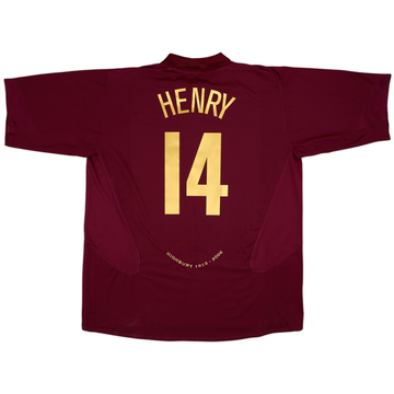 2005-06 Arsenal Home Shirt Henry #14 - 10/10 - (3XL)