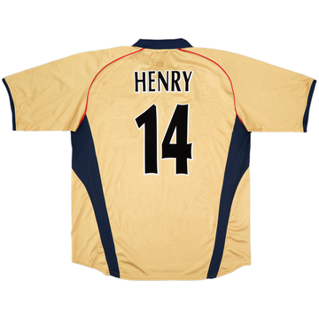 2001-02 Arsenal Away Shirt Henry #14 - 8/10 - (XXL)