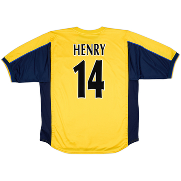 1999-01 Arsenal Away Shirt Henry #14 - 7/10 - (XXL)