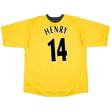 2005-06 Arsenal Away Shirt Henry #14 - 8/10 - (3XL)
