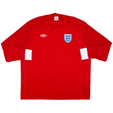 2010-11 England Away L/S Shirt - 10/10 - (3XL)