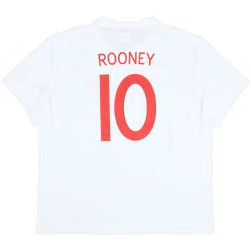 2009-10 England 'South Africa' Home Shirt Rooney #10 - 8/10 - (3XL)