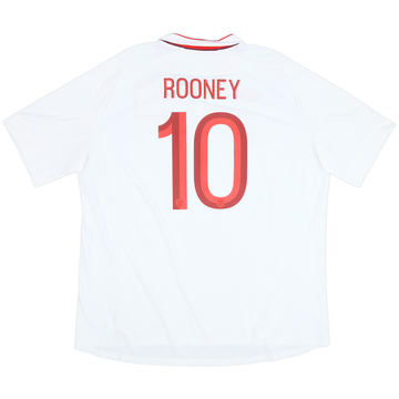 2012-13 England Home Shirt Rooney #10 - 9/10 - (3XL)
