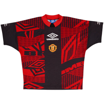 1994-95 Manchester United Umbro Training Shirt - 5/10 - (L)