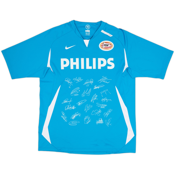 2007-08 PSV Player Issue Nike 'Squad Signed' Training Shirt - 7/10 - (L)