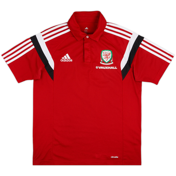 2013-14 Wales adidas Polo Shirt - 7/10 - (M)