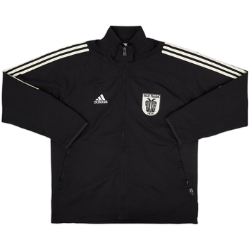 2001-02 PAOK adidas Track Jacket - 8/10 - (S)