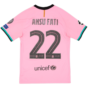 2020-21 Barcelona Third Shirt Ansu Fati #22 - 5/10 - (S)