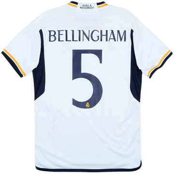 2023-24 Real Madrid Home Shirt Bellingham #5 - 10/10 - (M)