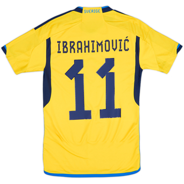 2022-23 Sweden Home Shirt Ibrahimovic #11 - 9/10 - (XS)