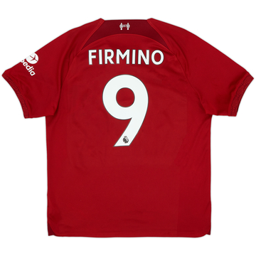 2022-23 Liverpool Home Shirt Firmino #9 - 9/10 - (M)