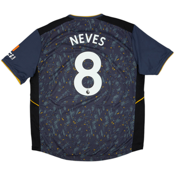 2021-22 Wolves Away Shirt Neves #8 - 8/10 - (XXL)