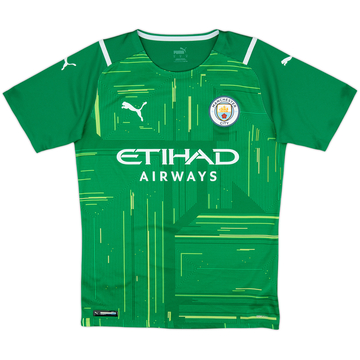 Camiseta de portero auténtica de manga corta del Manchester City 2023-24 - 10/10 - (M)