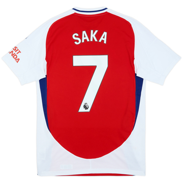 2024-25 Arsenal Home Shirt Saka #7 - 10/10 - (S)