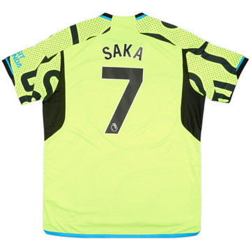 2023-24 Arsenal Away Shirt Saka #7 - 9/10 - (XL)