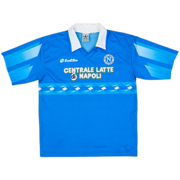 1996-97 Napoli Home Shirt - 4/10 - (XL.Boys)