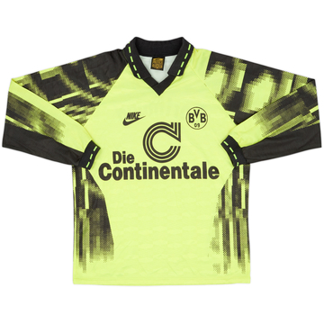 1992-93 Borussia Dortmund Home L/S Shirt - 9/10 - (M)