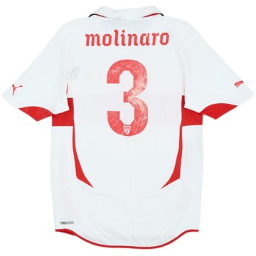 2010-11 Stuttgart Home Shirt Molinaro #3 - 4/10 - (M)