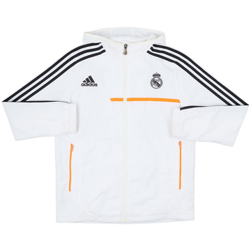2013-14 Real Madrid adidas Hooded Track Jacket - 6/10 - (L.Boys)