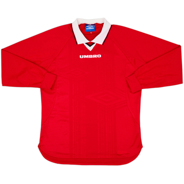 1990s Umbro Plantilla Manga Larga Camiseta - 9/10 - (L)