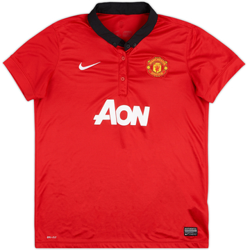2013-14 Manchester United Home Shirt - 8/10 - (L.Boys)