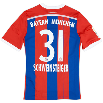 2014-15 Bayern Munich Home Shirt Schweinsteiger #31 - 7/10 - (XL.Boys)
