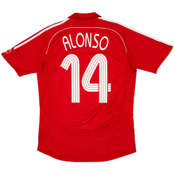 2006-08 Liverpool Home Shirt Alonso #14 - 6/10 - (M)