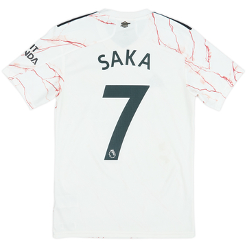 2020-21 Arsenal Camiseta de Visitante Saka #7 - 6/10 - (XS)