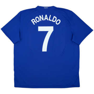 Camiseta de la tercera equipación del Manchester United 2008-09 Ronaldo #7 - 10/10 - (3XL)