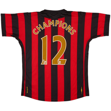 2011-12 Manchester City Away Shirt Champions #12 - 7/10 - (M)