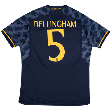 2023-24 Real Madrid Away Shirt Bellingham #5 - 9/10 - (XL)